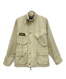 Barbour（バブアー）の古着「CRAKED WAX INTERNATIONAL JACKET」｜ベージュ