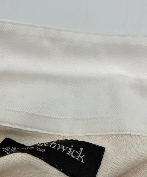 Southwick Gate Label（サウスウィック ゲート レーベル）Southwick Gate Label (サウスウィック ゲート レーベル) ヘビーウェイト ジャージ ラグビーシャツ アイボリー サイズ:Lの古着・服飾アイテム
