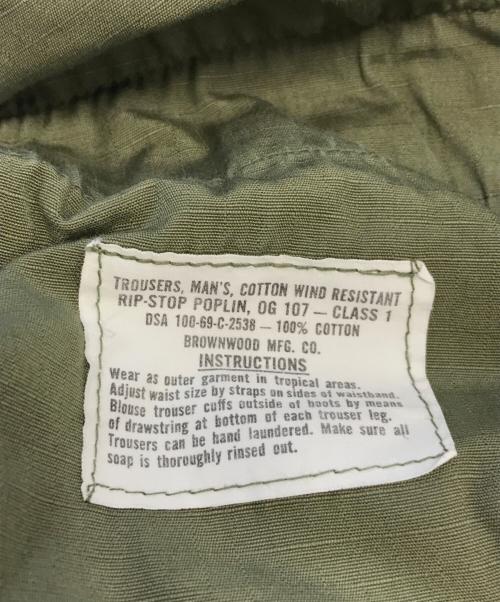VINTAGE MILITARY（ヴィンテージ ミリタリー）VINTAGE MILITARY (ヴィンテージ ミリタリー) US ARMY ファティーグパンツ グリーン サイズ: L-Sの古着・服飾アイテム
