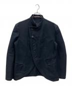 Yohji Yamamoto pour hommeヨウジヤマモト プールオム）の古着「マオカラージャケット」｜ブラック