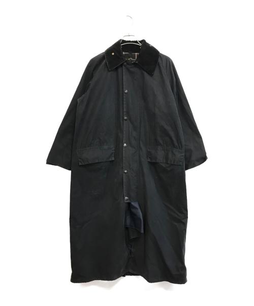Barbour（バブアー）Barbour (バブアー) 80s BURGHLEY オイルドコート ブラック サイズ:38の古着・服飾アイテム