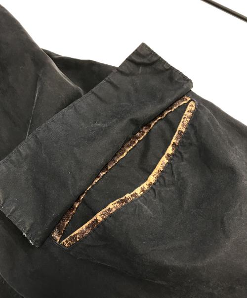 Barbour（バブアー）Barbour (バブアー) 80s BURGHLEY オイルドコート ブラック サイズ:38の古着・服飾アイテム