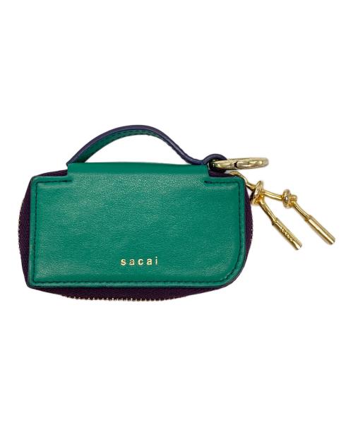 sacai（サカイ）sacai (サカイ) Bicolor Key Case グリーンの古着・服飾アイテム