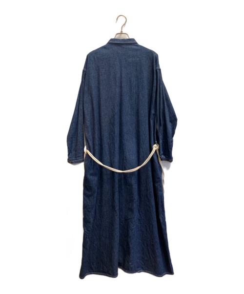 orSlow（オアスロウ）orSlow (オアスロウ) ロングデニムシャツワンピース インディゴ サイズ:フリーの古着・服飾アイテム