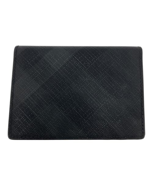 BURBERRY（バーバリー）BURBERRY (バーバリー) 名刺入れ  ビジネス カードケース ブラックの古着・服飾アイテム