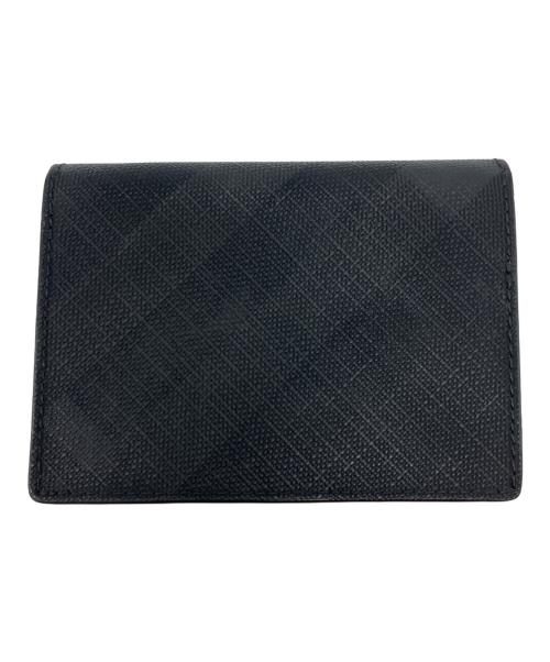 BURBERRY（バーバリー）BURBERRY (バーバリー) 名刺入れ  ビジネス カードケース ブラックの古着・服飾アイテム