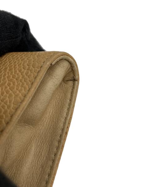 CHANEL（シャネル）CHANEL (シャネル) ココマークキャビアスキンアイウェアケース ベージュの古着・服飾アイテム