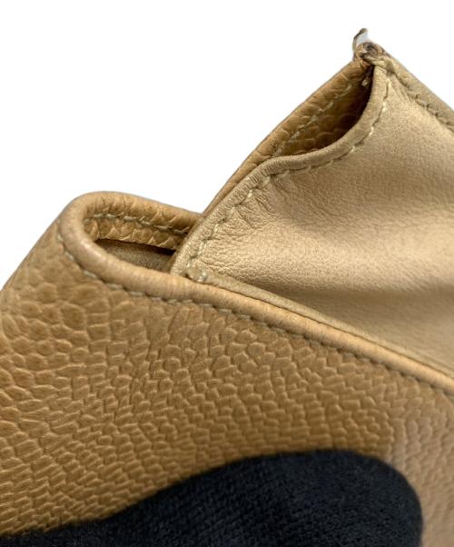 CHANEL（シャネル）CHANEL (シャネル) ココマークキャビアスキンアイウェアケース ベージュの古着・服飾アイテム