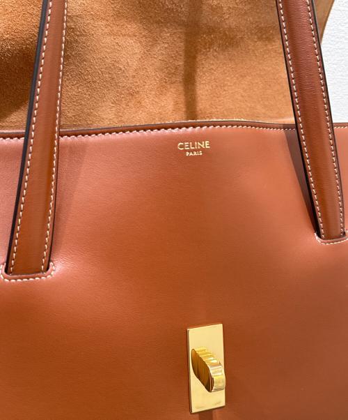 CELINE（セリーヌ）CELINE (セリーヌ) ソフト16 (セーズ) ミディアム タン サイズ:ミディアムの古着・服飾アイテム
