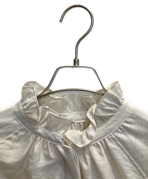 Spick and Span（スピック＆スパン）Spick and Span (スピック＆スパン) ハイブリッドフリルリボンブラウス アイボリー サイズ:FREEの古着・服飾アイテム