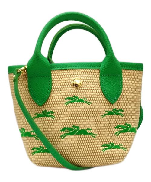 LONGCHAMP（ロンシャン）LONGCHAMP (ロンシャン) ル パニエ プリアージュ XS グリーン サイズ:下記参照の古着・服飾アイテム