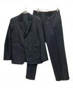 Yohji Yamamoto COSTUME D'HOMMEヨウジヤマモトコスチュームドオム）の古着「ウールギャバジンセットアップスーツ」｜ブラック