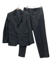 Yohji Yamamoto COSTUME D'HOMME（ヨウジヤマモトコスチュームドオム）の古着「ウールギャバジンセットアップスーツ」｜ブラック