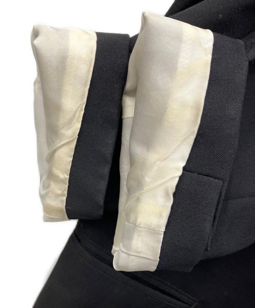 Yohji Yamamoto COSTUME D'HOMME（ヨウジヤマモトコスチュームドオム）Yohji Yamamoto COSTUME D'HOMME (ヨウジヤマモトコスチュームドオム) ウールギャバジンセットアップスーツ ブラック サイズ:3の古着・服飾アイテム