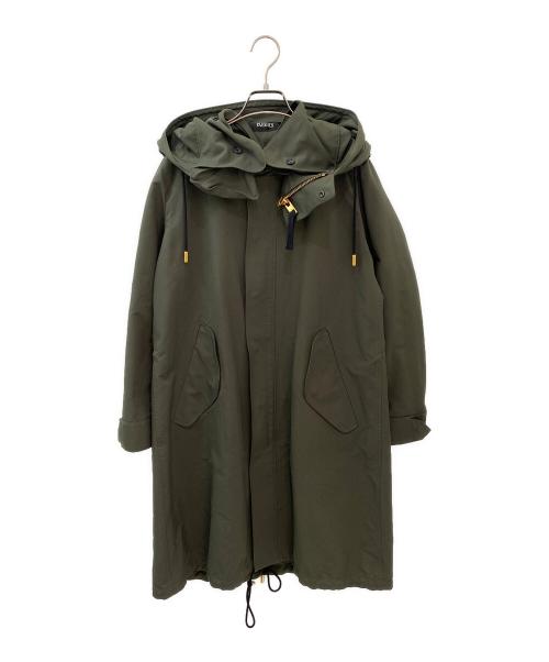 THE RERACS（ザ リラクス）THE RERACS (ザ リラクス) ロングモッズコート グリーン サイズ:34の古着・服飾アイテム