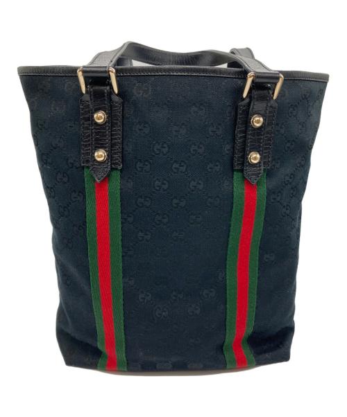 GUCCI（グッチ）GUCCI (グッチ) トートバッグ ブラックの古着・服飾アイテム