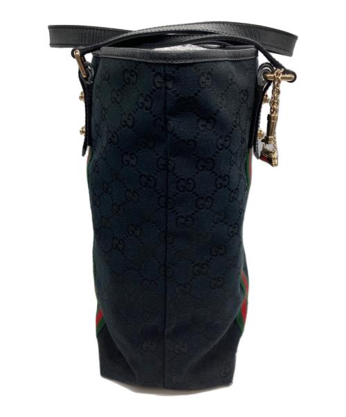 GUCCI（グッチ）GUCCI (グッチ) トートバッグ ブラックの古着・服飾アイテム