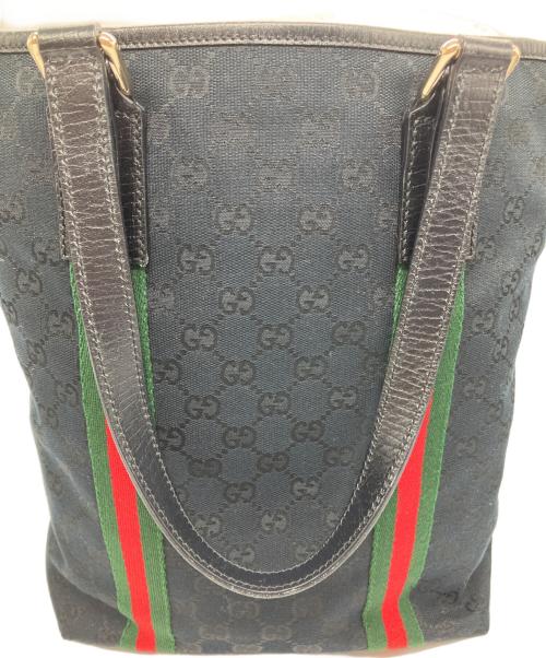 GUCCI（グッチ）GUCCI (グッチ) トートバッグ ブラックの古着・服飾アイテム