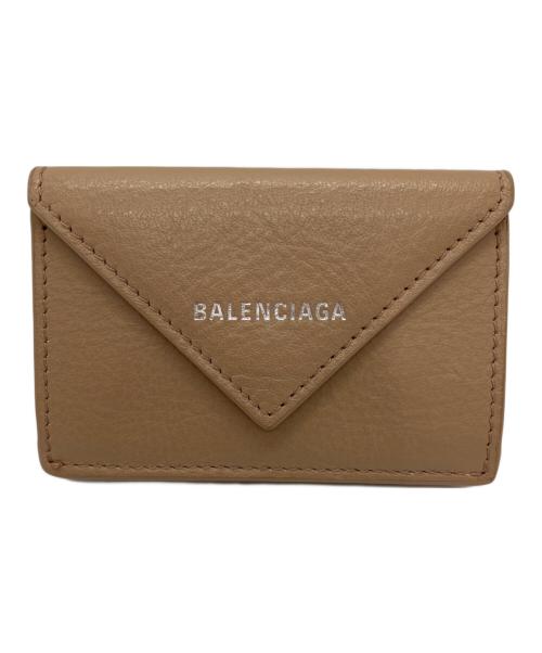 BALENCIAGA（バレンシアガ）BALENCIAGA (バレンシアガ) ミニウォレット ベージュの古着・服飾アイテム