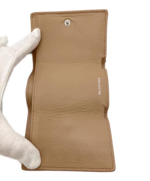 BALENCIAGA（バレンシアガ）BALENCIAGA (バレンシアガ) ミニウォレット ベージュの古着・服飾アイテム
