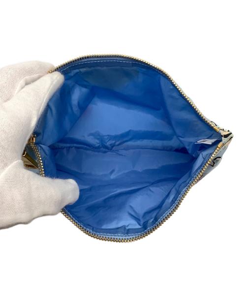 PRADA（プラダ）PRADA (プラダ) ポーチ付エコバッグ ライトブルーの古着・服飾アイテム