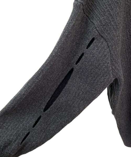 CLANE（クラネ）CLANE (クラネ) W FACE COLOR MIX HOLE SLEEVE C/D グレー サイズ:1の古着・服飾アイテム