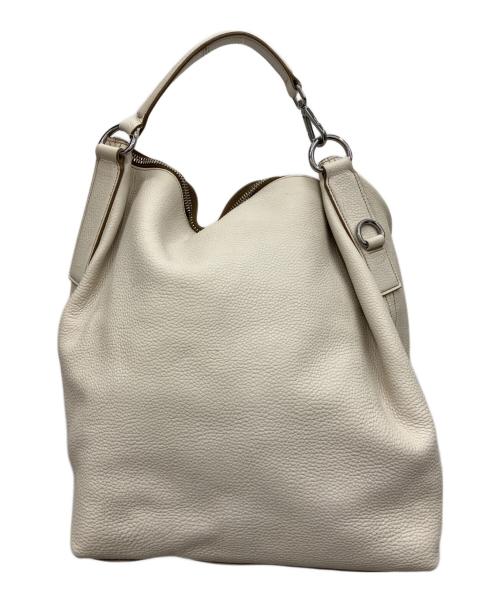 PRADA（プラダ）PRADA (プラダ) セミショルダーバッグ ライトベージュの古着・服飾アイテム