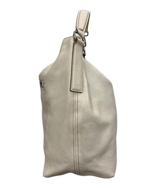 PRADA（プラダ）PRADA (プラダ) セミショルダーバッグ ライトベージュの古着・服飾アイテム