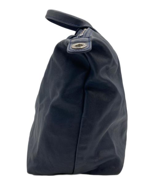 LONGCHAMP（ロンシャン）LONGCHAMP (ロンシャン) プリアージュキュイール 2wayショルダーバッグ ネイビーの古着・服飾アイテム