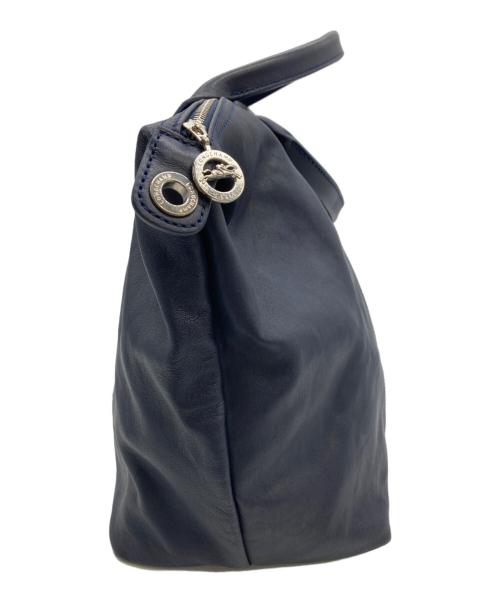 LONGCHAMP（ロンシャン）LONGCHAMP (ロンシャン) プリアージュキュイール 2wayショルダーバッグ ネイビーの古着・服飾アイテム