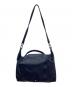 LONGCHAMP (ロンシャン) プリアージュキュイール 2wayショルダーバッグ ネイビー：12000円