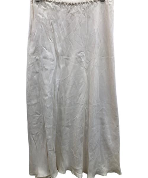 BEARDSLEY（ビアズリー）BEARDSLEY (ビアズリー) バックテールスカート ホワイト サイズ:Lの古着・服飾アイテム