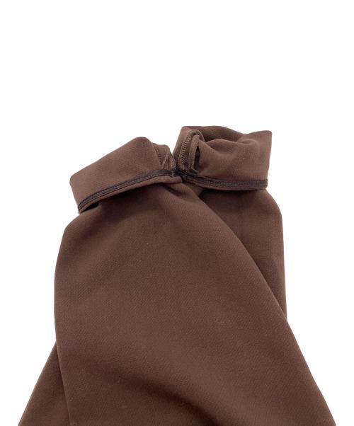 R/R（アール/アール）R/R (アール/アール) ロングスリーブワンピース ブラウン サイズ:1の古着・服飾アイテム