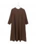 R/R（アール/アール）の古着「ロングスリーブワンピース」｜ブラウン