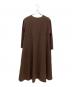 R/R (アール/アール) ロングスリーブワンピース ブラウン サイズ:1：9000円