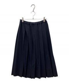中古・古着通販】sacai (サカイ) ウールメルトンスカート ブラック