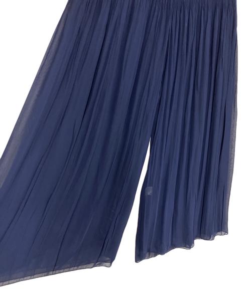 VIVIENNE TAM（ヴィヴィアンタム）VIVIENNE TAM (ヴィヴィアンタム) REVERSIBLE PLEATS パンツ ネイビー サイズ:38の古着・服飾アイテム