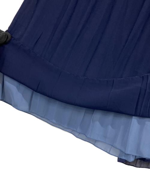 VIVIENNE TAM（ヴィヴィアンタム）VIVIENNE TAM (ヴィヴィアンタム) REVERSIBLE PLEATS パンツ ネイビー サイズ:38の古着・服飾アイテム