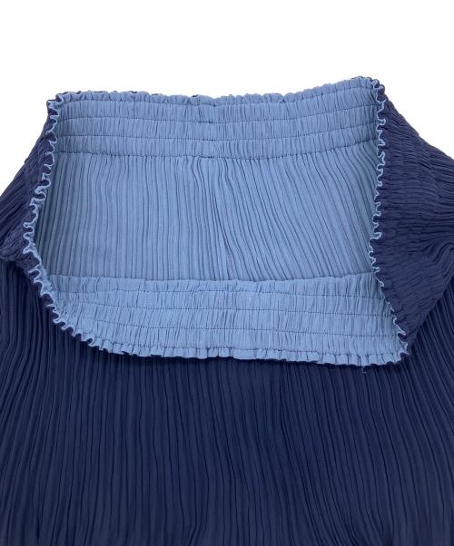 VIVIENNE TAM（ヴィヴィアンタム）VIVIENNE TAM (ヴィヴィアンタム) REVERSIBLE PLEATS パンツ ネイビー サイズ:38の古着・服飾アイテム
