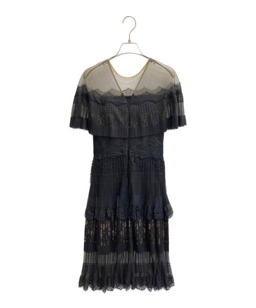 TADASHI SHOJI（タダシ ショージ）TADASHI SHOJI (タダシ ショージ) レースワンピース ブラックの古着・服飾アイテム