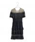TADASHI SHOJI (タダシ ショージ) レースワンピース ブラック：18000円