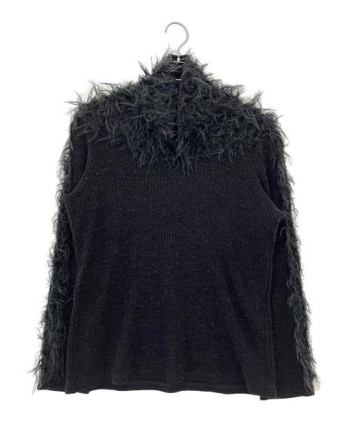 ISSEY MIYAKE（イッセイミヤケ）ISSEY MIYAKE (イッセイミヤケ) フェザータートルネックニット グレー サイズ:2の古着・服飾アイテム