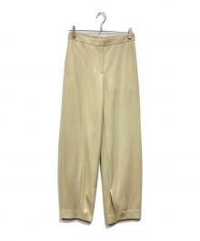 DES PRES（デ プレ）の古着「ルナマレツイル カーブパンツ」｜ベージュ