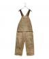 CarHartt（カーハート）の古着「エプロン付き ダブルニーオーバーオール」｜ベージュ