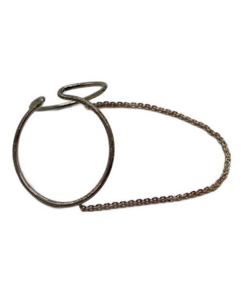 SASKIA DIEZ（サスキアディツ）SASKIA DIEZ (サスキアディツ) Wire Double イヤーカフチェーン シルバーの古着・服飾アイテム