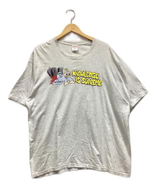 SUPREME（シュプリーム）SUPREME (シュプリーム) Knowledge Tee ライトグレー サイズ:XLの古着・服飾アイテム