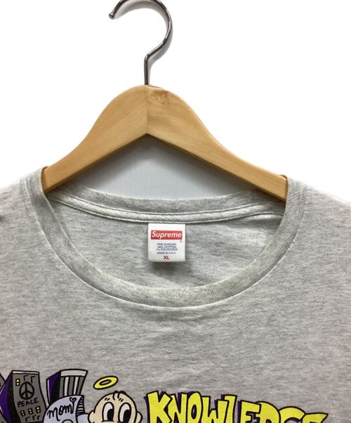 SUPREME（シュプリーム）SUPREME (シュプリーム) Knowledge Tee ライトグレー サイズ:XLの古着・服飾アイテム