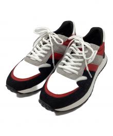 MICHAEL KORS（マイケル・コース）の古着「ローカットスニーカー　DAX QUILTED TRAINER」｜レッド×ブラック