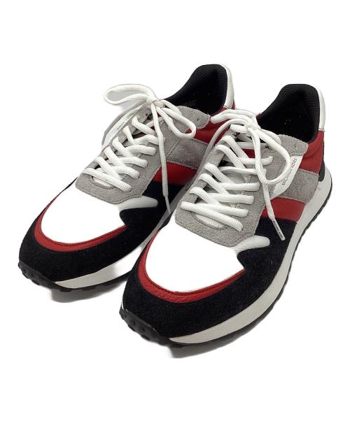 MICHAEL KORS（マイケル・コース）MICHAEL KORS (マイケル・コース) ローカットスニーカー　DAX QUILTED TRAINER レッド×ブラック サイズ:10.5の古着・服飾アイテム