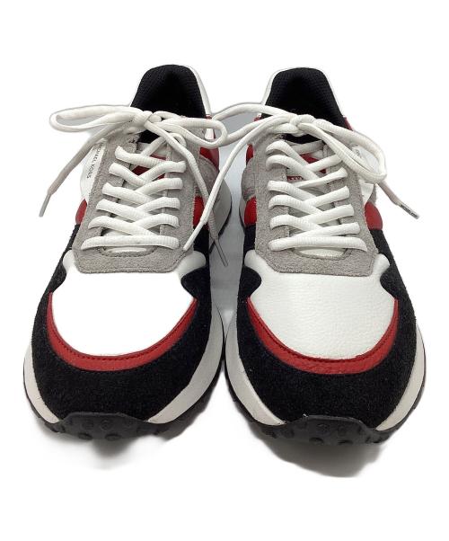 MICHAEL KORS（マイケル・コース）MICHAEL KORS (マイケル・コース) ローカットスニーカー　DAX QUILTED TRAINER レッド×ブラック サイズ:10.5の古着・服飾アイテム